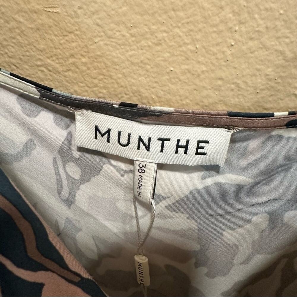 NWT Tuckernuck Munthe Green Neutral Sexy Camo Maxi Dress 8 - Picture 14 of 16
